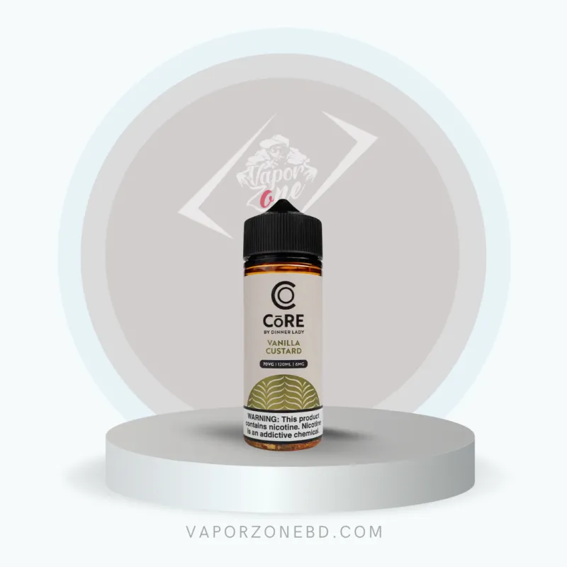 Dinner Lady Core Vanilla Custard 120ml Freebase